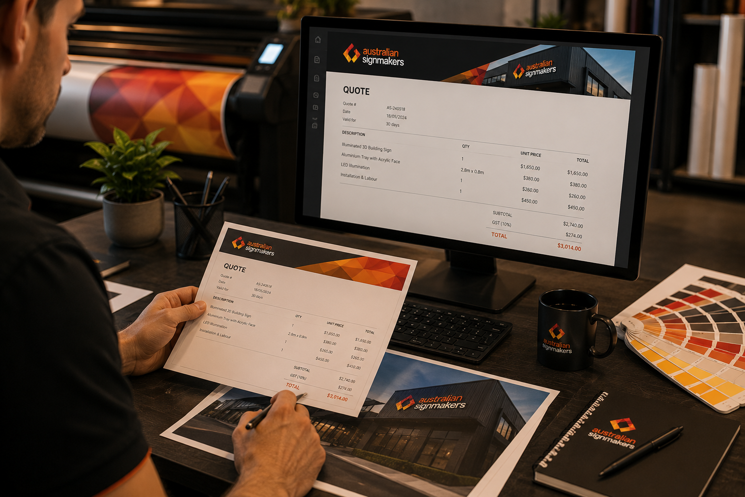 Quote and approval process
