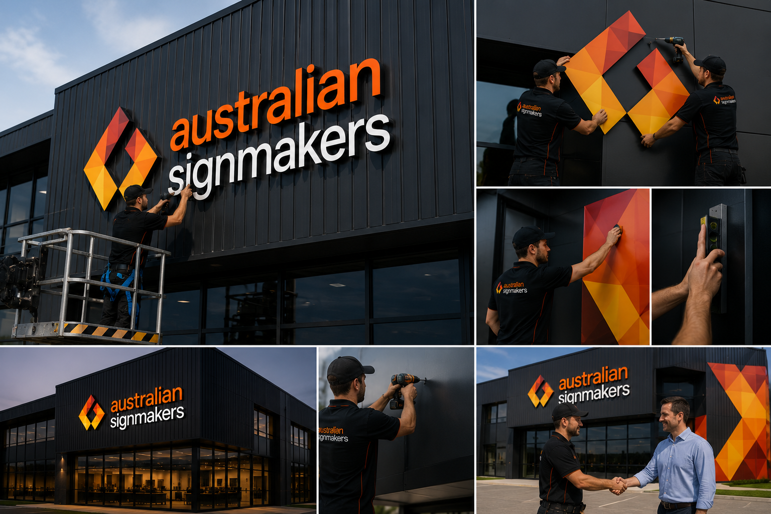 Installation and handover by Australian Signmakers